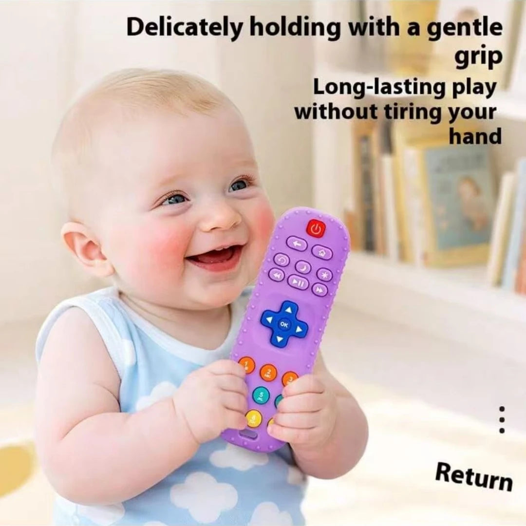 Teething Toys for 0-12 Month Babies - Baby TV Remote Control Shaped Toy - Baby Teether Suitable for Boys and Girls