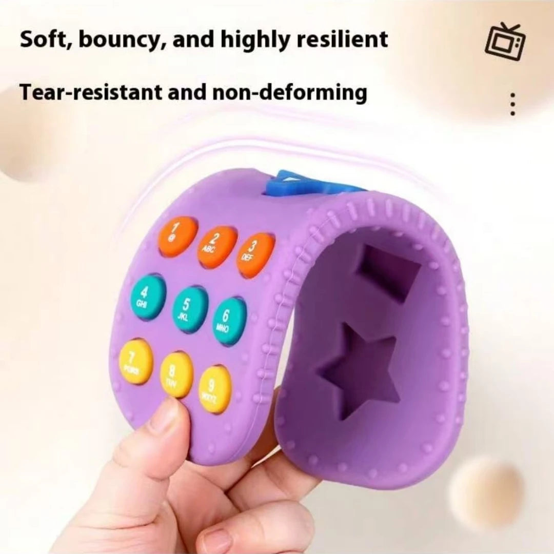 Teething Toys for 0-12 Month Babies - Baby TV Remote Control Shaped Toy - Baby Teether Suitable for Boys and Girls