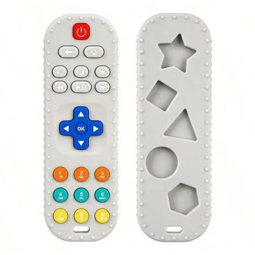 Teething Toys for 0-12 Month Babies - Baby TV Remote Control Shaped Toy - Baby Teether Suitable for Boys and Girls