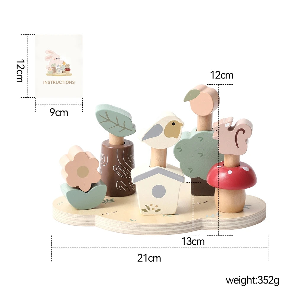 Montessori Toys For Babies Wooden Bounce Knock Game Baby Finger Fine Sports Education Toy Sensory Exercise Toys Children's Gift