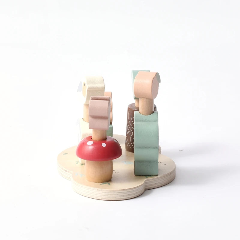 Montessori Toys For Babies Wooden Bounce Knock Game Baby Finger Fine Sports Education Toy Sensory Exercise Toys Children's Gift