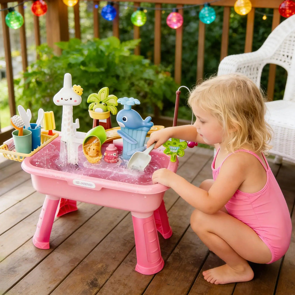 Children Kitchen Toys Electric Fun Waters Play Water Wash Basin Fishing Dishwashing Home Role-playing Baby Early Education Toys